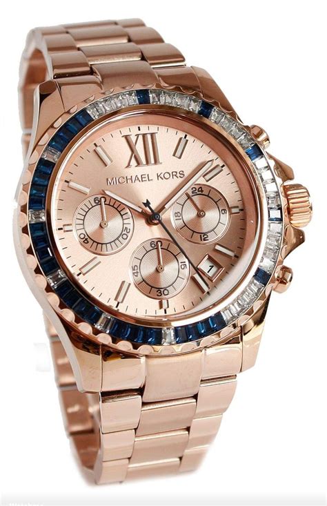 michael kors mk5755|Michael Kors Everest Chronograph Rose Dial Rose Gold.